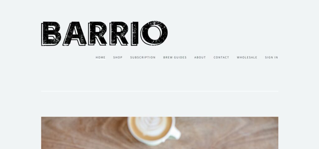 Barrio Collective Coffee