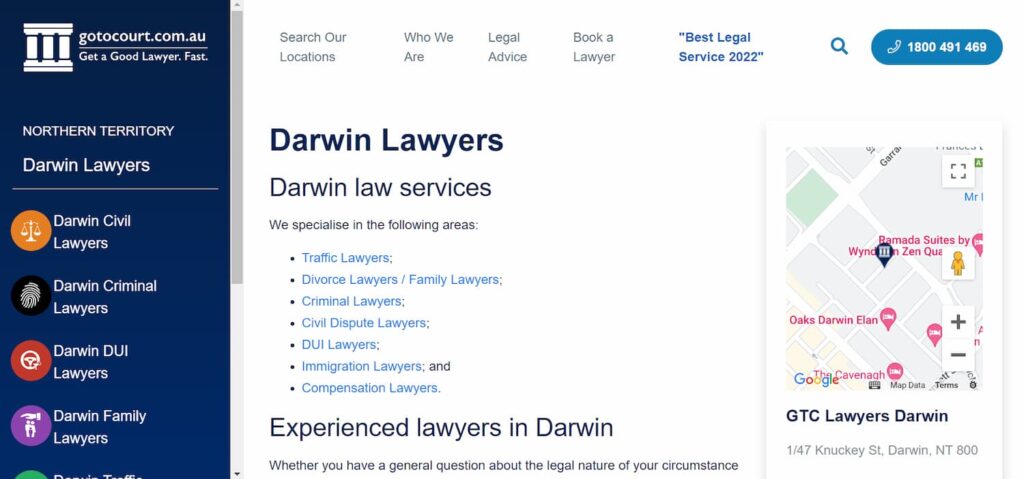 GTC Lawyers Darwin