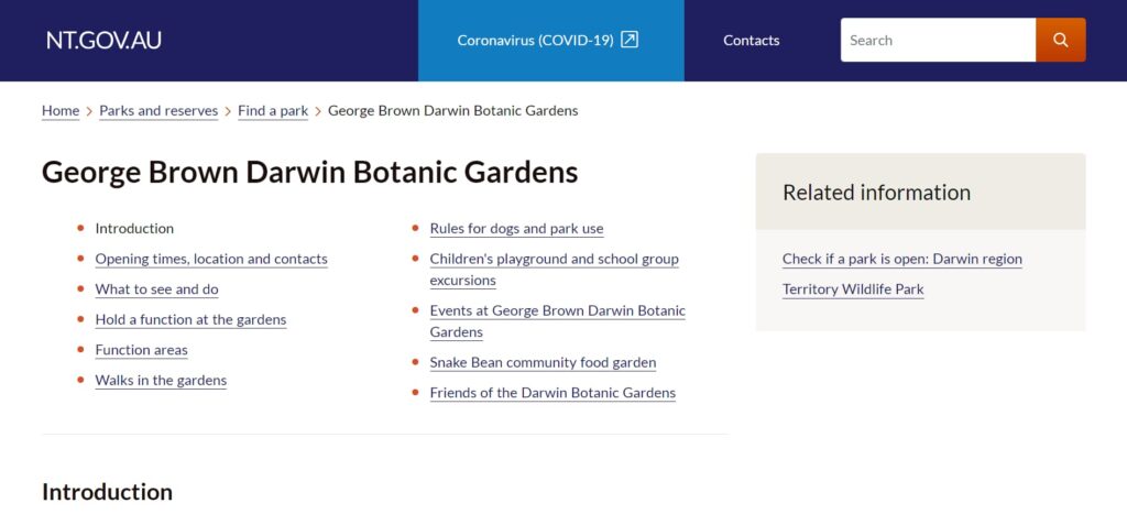 George Brown Darwin Botanic Gardens