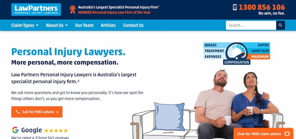 Law Partners - Personal Injury Lawyers Canberra