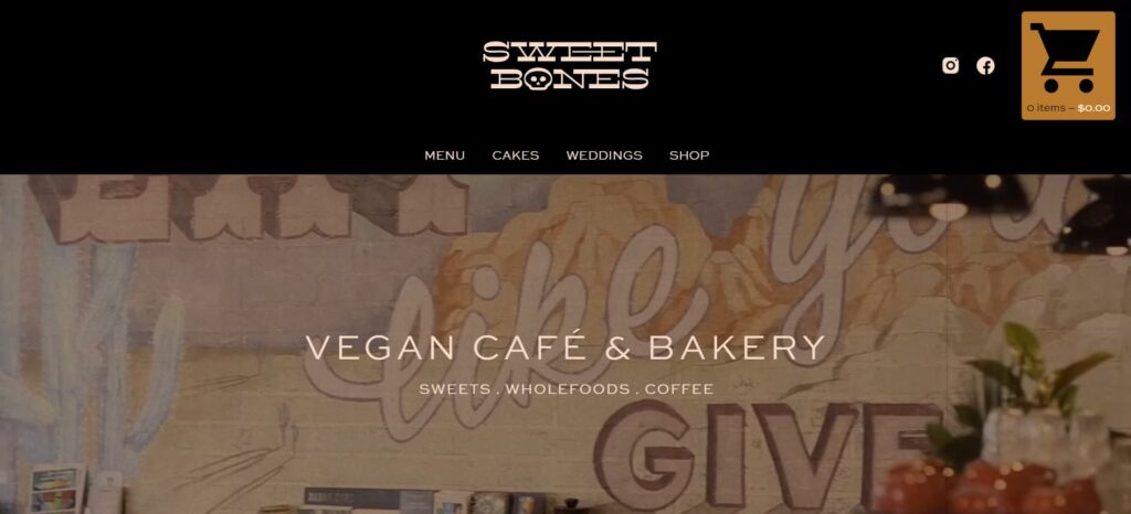 Sweet Bones Bakery and Cafe.
